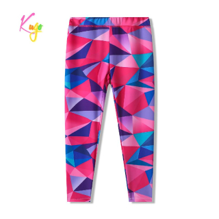 Dívčí funkční legíny Kugo SL3560 růžové / modré